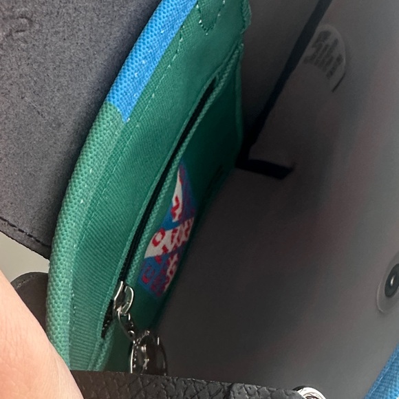 Longchamp x Robert Indianan XS Blue and Red Crossbody Bag - Picture 5 of 11